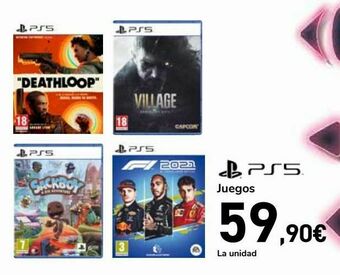Carrefour Ps5 juegos oferta