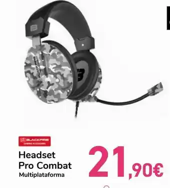 Carrefour Headset pro combat oferta
