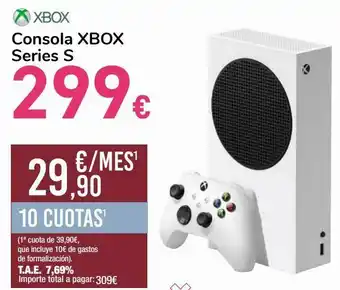 Carrefour Consola xbox series s oferta