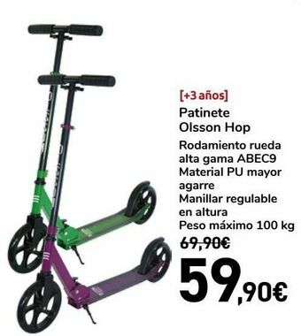 Carrefour Patinete olsson hop oferta