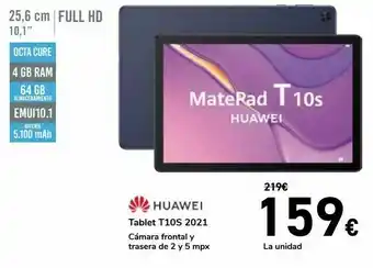 Carrefour Huawei tablet t10s 2021 oferta