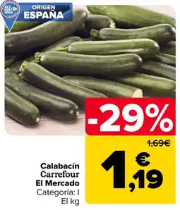 Carrefour Calabacín oferta