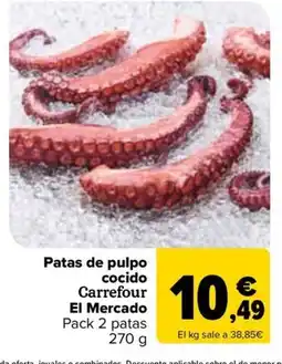 Carrefour Patas de pulpo cocido oferta