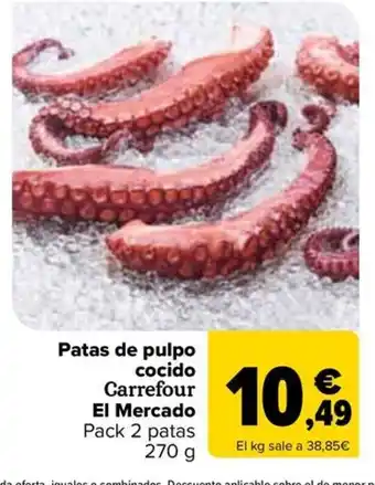 Carrefour Patas de pulpo cocido oferta
