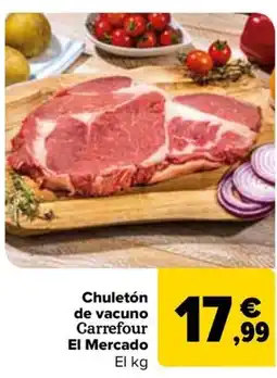 Carrefour Chuletón de vacuno oferta