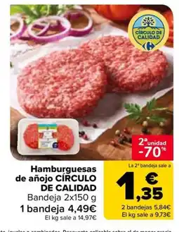 Carrefour Hamburguesas de añojo oferta