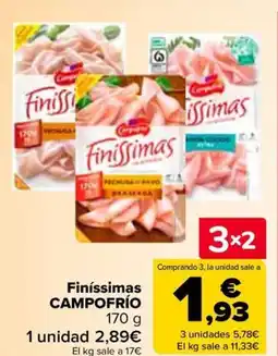 Carrefour CAMPOFRIO Finíssimas oferta