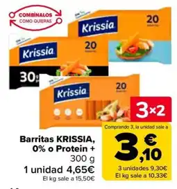 Carrefour KRISSIA Barritas oferta