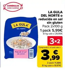 Carrefour LA GULA DEL NORTE O reducida en sal sin gluten oferta