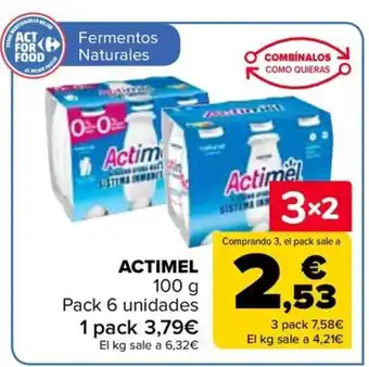 Carrefour ACTIMEL oferta