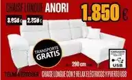 Hipo Gegant Relax - chaiselongue con 2 electricos y puerto usb oferta