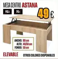 Hipo Gegant Mesa centro astana oferta