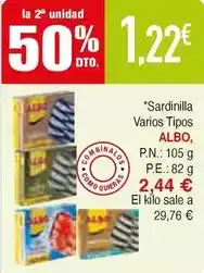 Masymas Albo - sardinilla oferta
