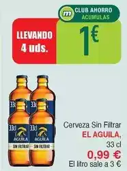 Masymas El aguila - cerveza sin filtrar oferta