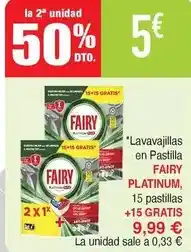 Masymas Fairy - lavavajillas en pastilla platinum oferta