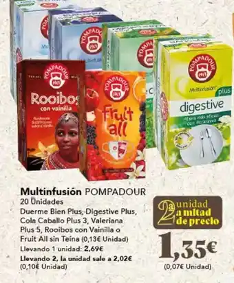 Gadis Pompadour - multinfusión oferta