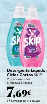 Gadis Skip - detergente liquido ciclos cortos oferta