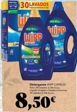 Gadis Wipp - detergente express oferta