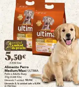 Gadis Última - alimento perro medium/maxi oferta