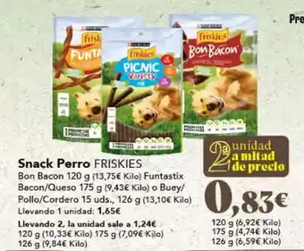 Gadis Friskies - snack perro oferta