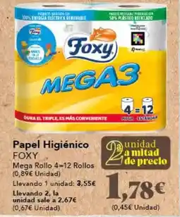 Gadis Foxy - papel higiénico oferta