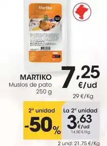 Eroski Martiko - muslos de pato oferta
