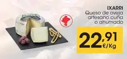 Eroski Ixarri - queso de oveja artesano cuna o ahumado oferta
