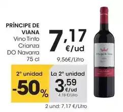 Eroski Príncipe de viana - vino tinto crianza do navarra oferta