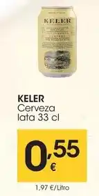 Eroski Keler - cerveza lata oferta