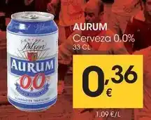 Eroski Aurum - cerveza 0,0% oferta