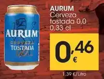 Eroski Aurum - cerveza tostada 0,0 oferta