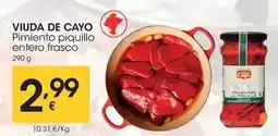 Eroski Viuda de cayo - pimiento piquillo entero frasco oferta