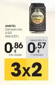 Eroski Amstel - cerveza oro oferta