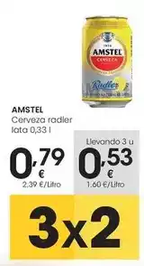 Eroski Amstel - cerveza radler oferta