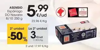Eroski Asensio - esparrago do navarra oferta