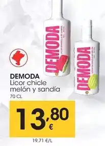 Eroski Demoda - licor chicle melon y sandía oferta