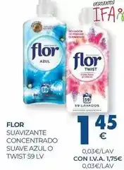 CashDiplo Flor - suavizante concentrado suave azul o twist oferta