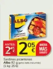 Consum Albo - sardinas picantonas oferta