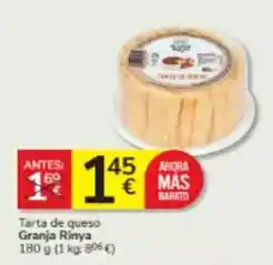Consum Granja riña - tarta de queso oferta