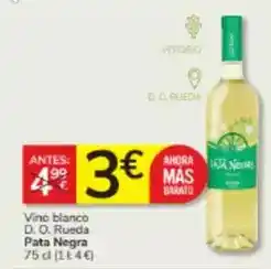 Consum Pata negra - vino blanco d.o. rueda oferta