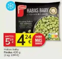 Consum Findus - habas baby oferta