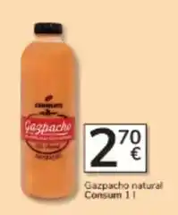 Consum Consum - gazpacho natural oferta