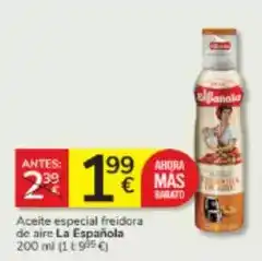 Consum La española - aceite especial freidora de aire oferta
