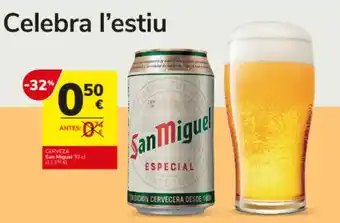 Consum San miguel - cerveza especial oferta