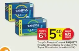 Consum Tampax - tampon compak oferta