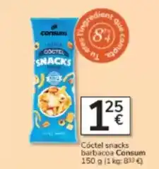 Consum Consum - cóctel snacks barbacoa oferta