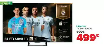 Carrefour Hisense - tv 50 50u7q oferta