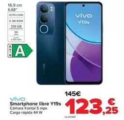 Carrefour Vivo - smartphone libre y19s oferta
