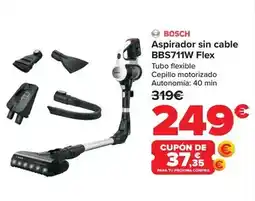 Carrefour Bosch - aspirador sin cable bbs711w flex oferta