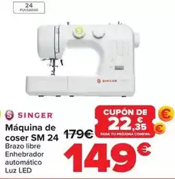 Carrefour Singer - maquina de coser sm 24 oferta